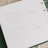 Hi Baby Baby Book - Forest Green - Bloom Store