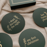 Baby Milestone Cards - Forest Green - 30% off - Bloom Store