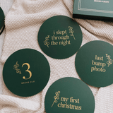 Baby Milestone Cards - Forest Green - 30% off - Bloom Store