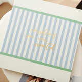 SEA STRIPE - Peel & Stick Album - Bloom Store