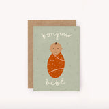 Bonjour Bebe Card - Bloom Store