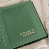 Hi Baby Baby Book - Forest Green - Bloom Store