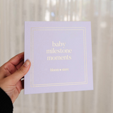 Baby Milestone Cards - Lilac