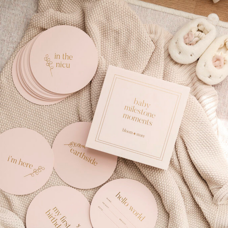 Baby Milestone Cards - Pink