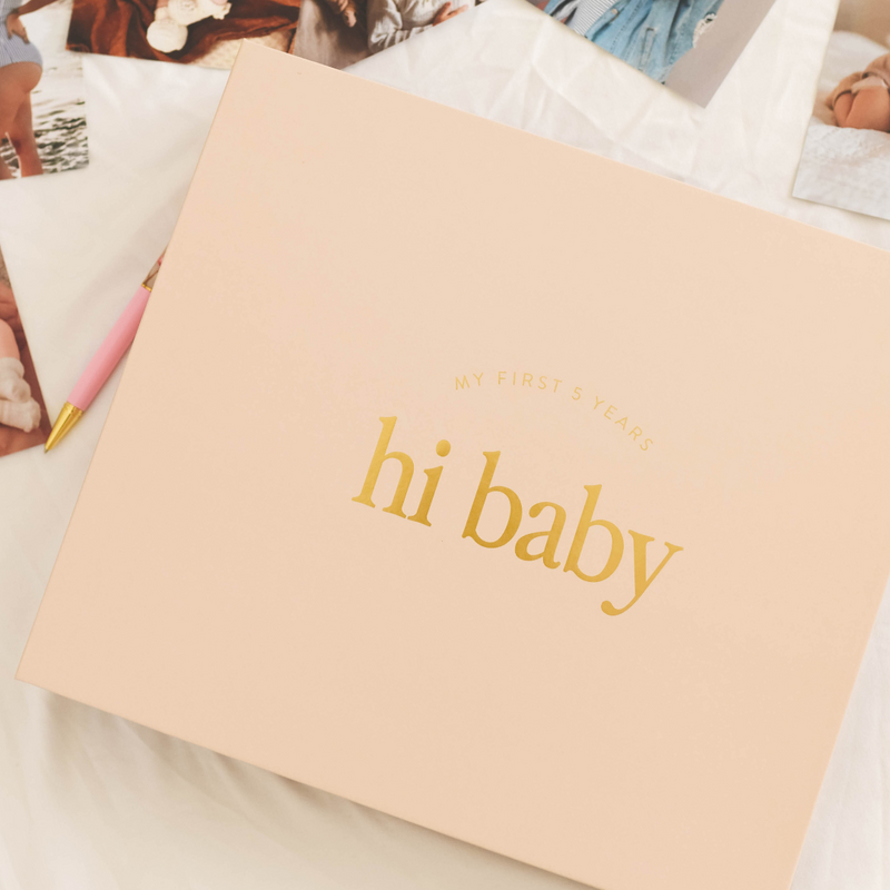 Hi Baby Baby Book- Nude